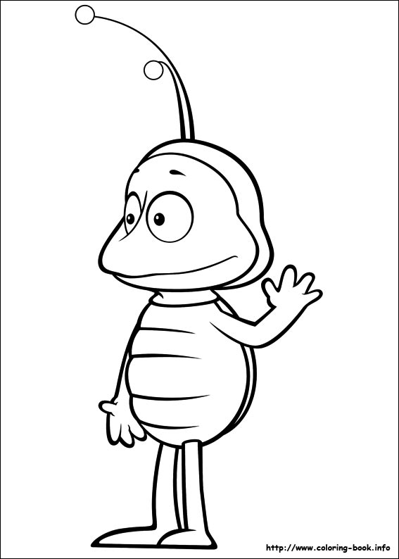 Maya the Bee coloring picture